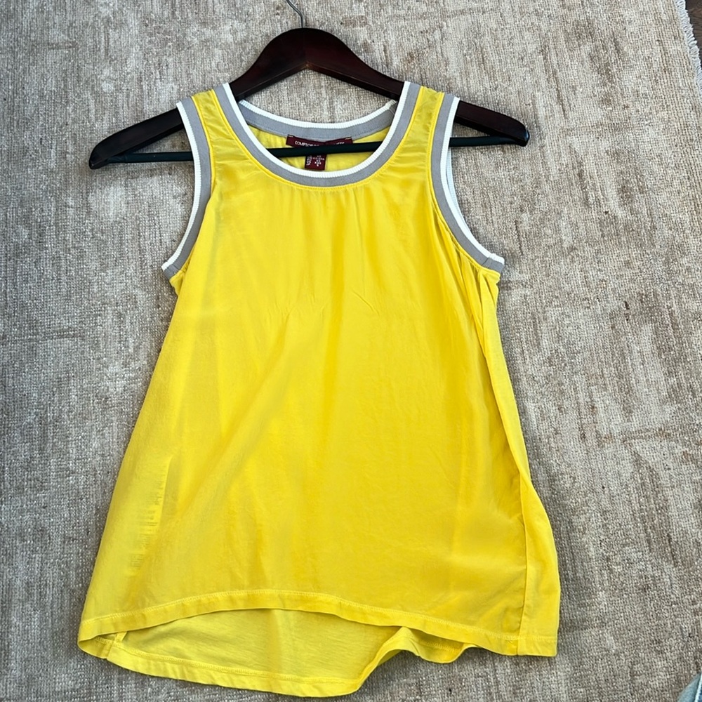 NWOT Comptoir des cotonniers silk muscle tank top
